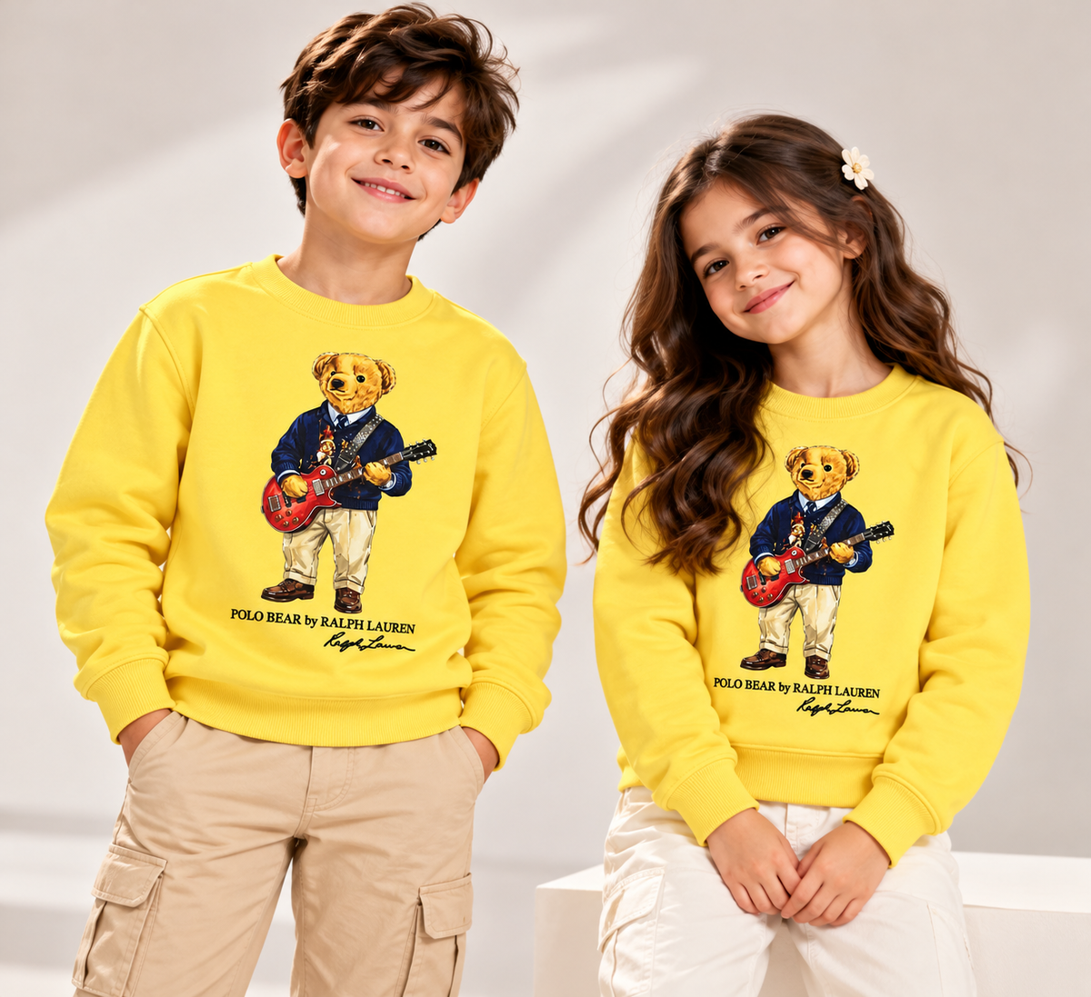 Polo Bear Sweatshirt - Yellow