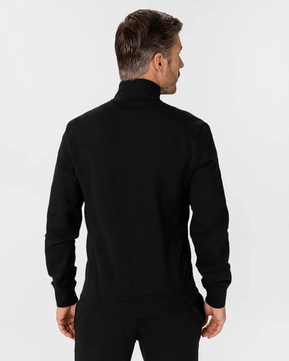 Lacoste Mockneck Full Zipper - Black