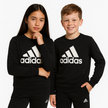 Adid Unisex Kids Sweatshirt - Black