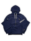 Polo Tracksuit With Zipper Hoodie - Navy