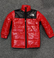 TNF Full Sleeves Kids Puffer - Chillie Red