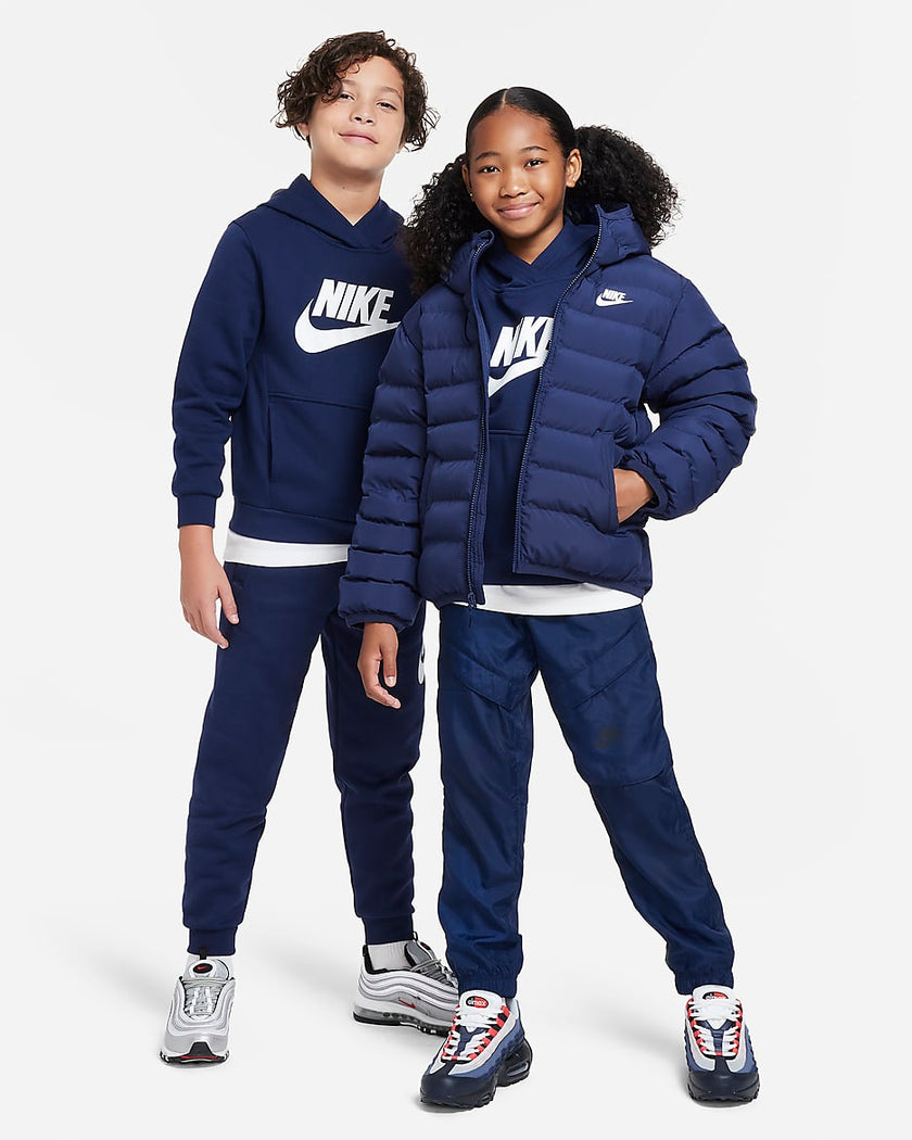 Nike Pullover Hoodie Kids Unisex - Navy Blue