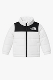 TNF Full Sleeves Kids Puffer - White