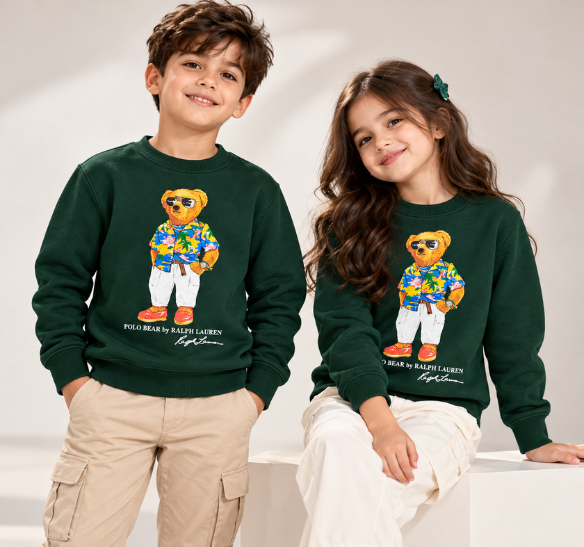 Polo Bear Sweatshirt - Green