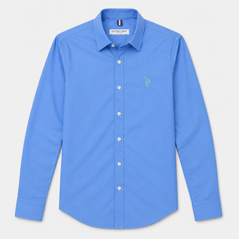 USPA Sky Blue Casual Shirt