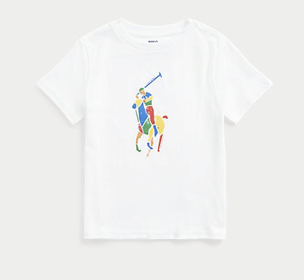 Polo Colored Pony Shirt -White - Brand Store