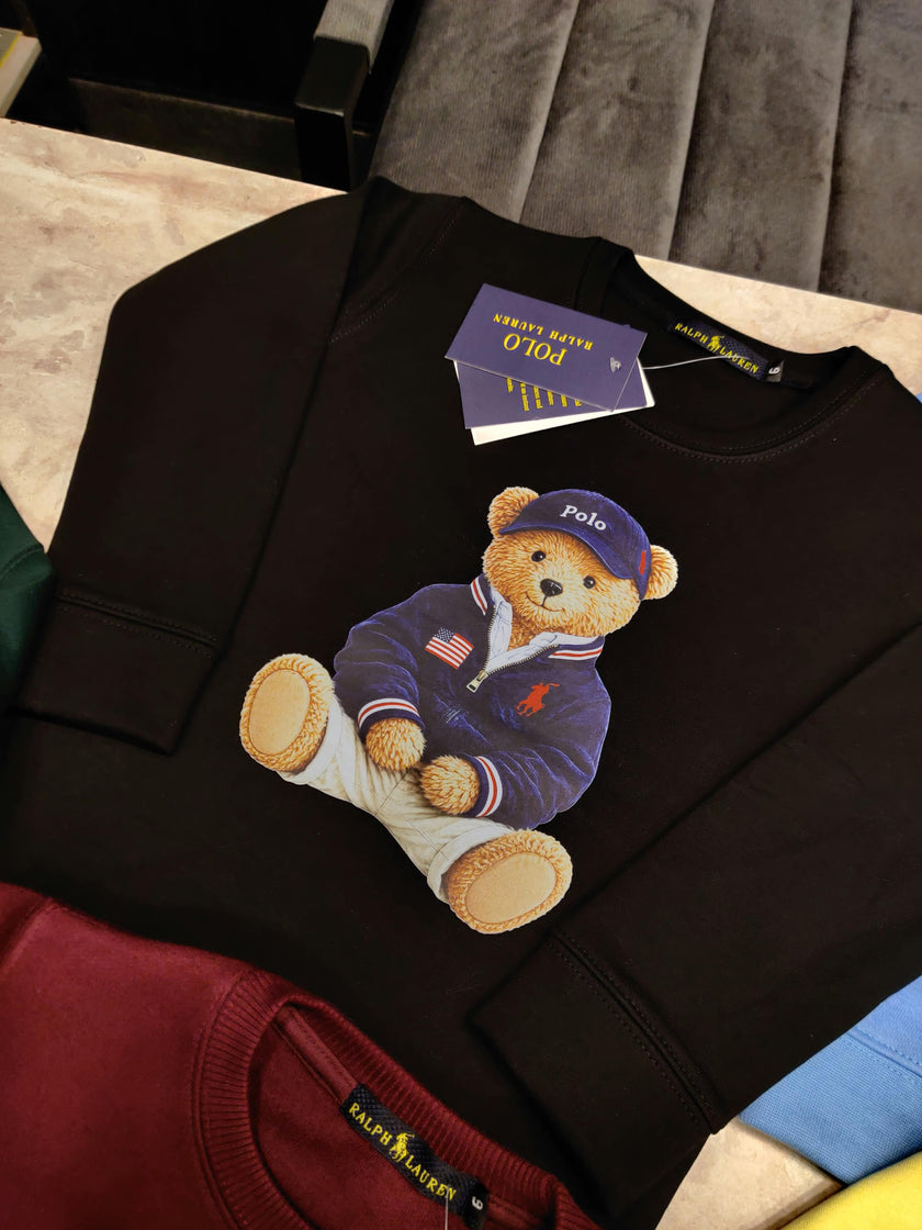 Polo Bear Sweatshirt - Black