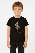 Kids Polo Bear Shirt - Black - Brand Store