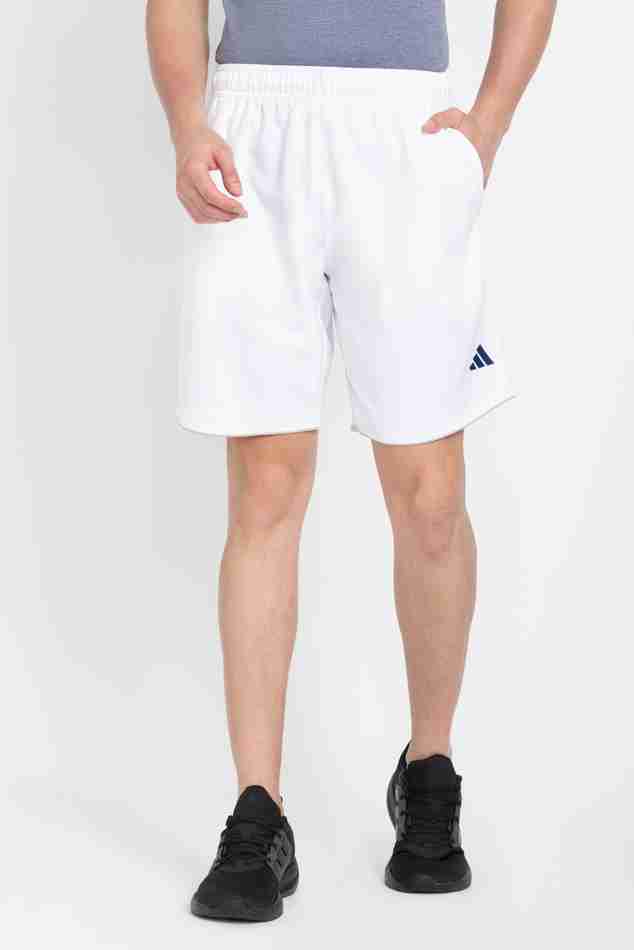Adi-das Sports Mesh  Shorts - White