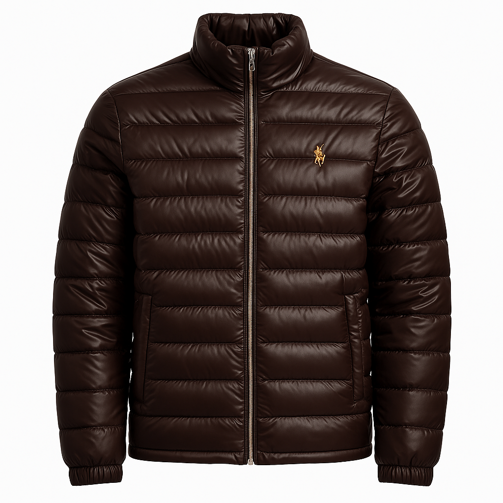 POLO Puffer Jacket - Brown