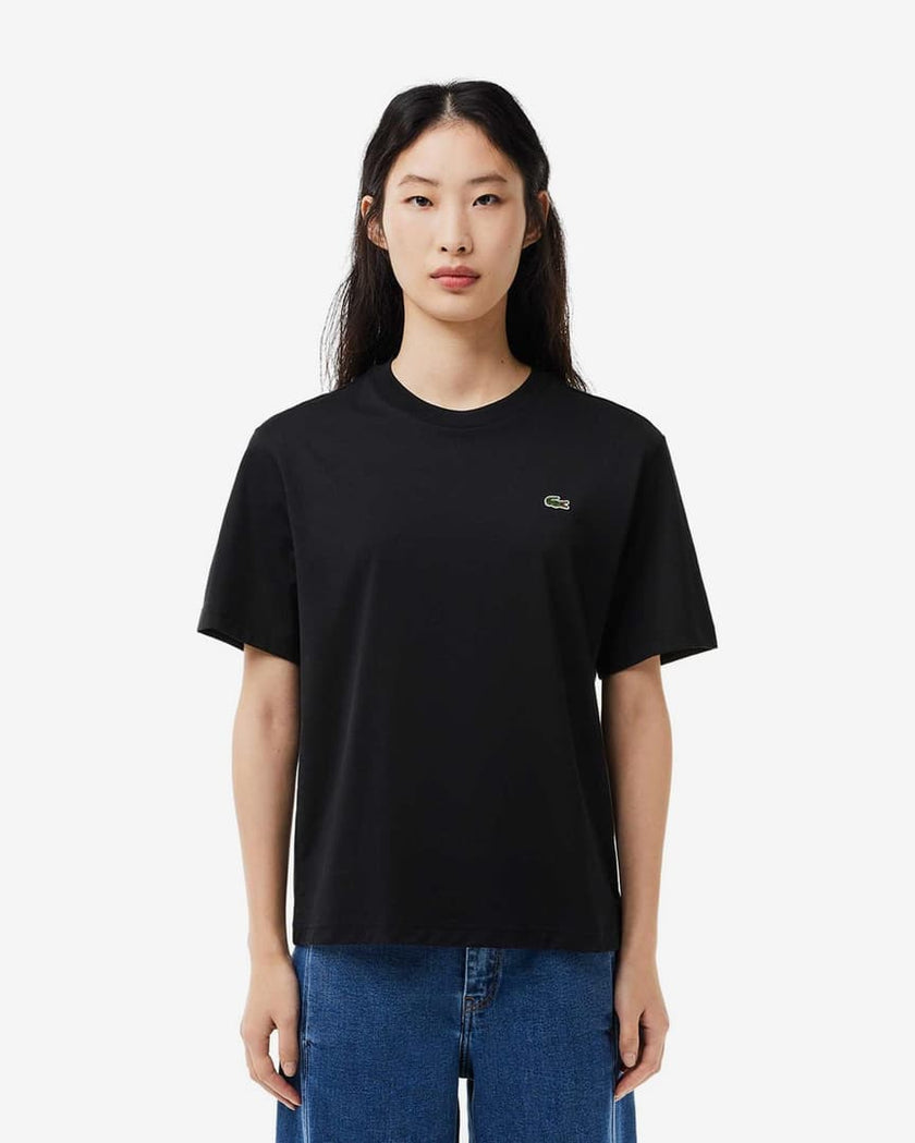 Lacoste Logo Tee - Black - Brand Store