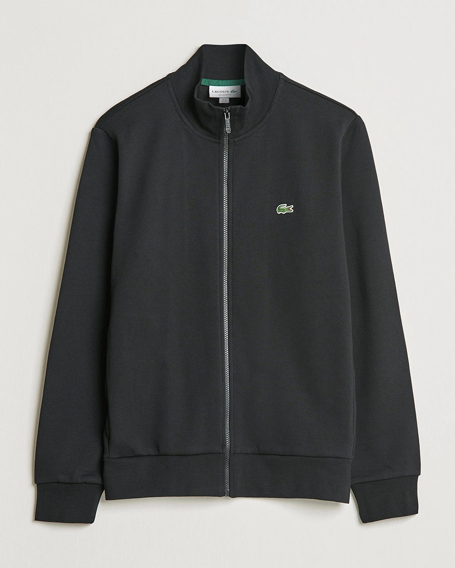 Lacoste Mockneck Full Zipper - Black
