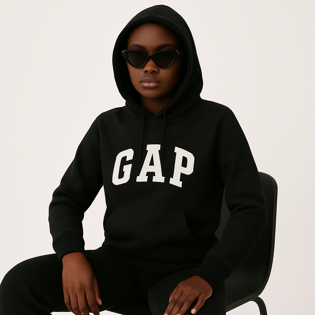 G.A.P Pullover Hoodie - Black