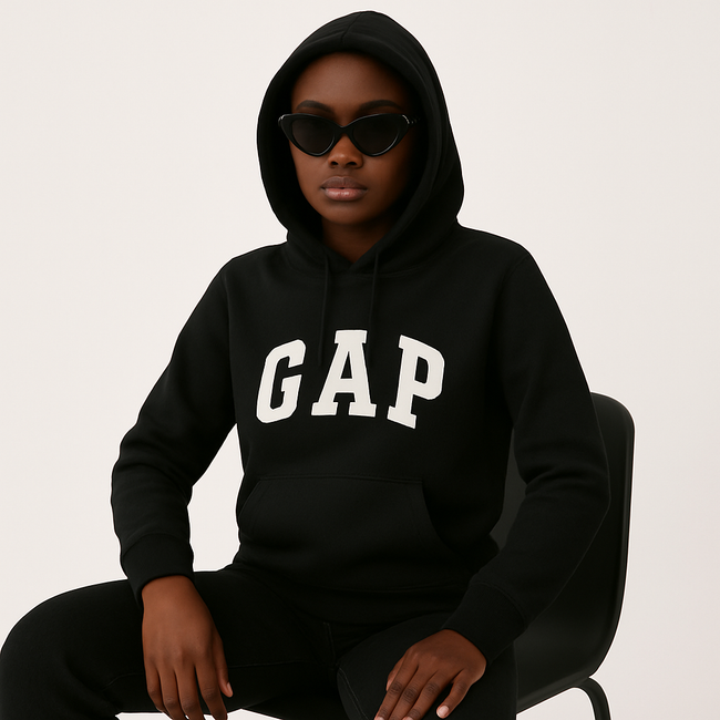 G.A.P Pullover Hoodie - Black