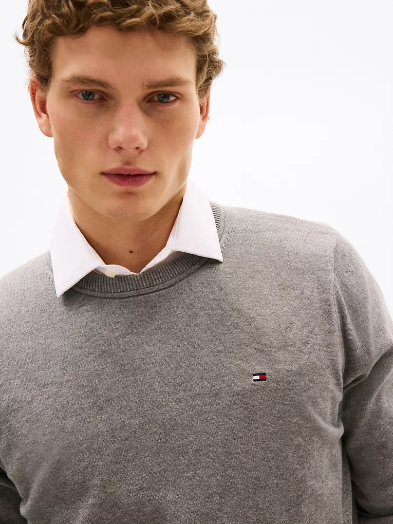 Tommy Hilfiger Classic Logo Sweatshirt - Grey - Brand Store