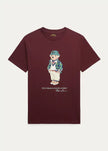 Polo Bear Tee Burgendy