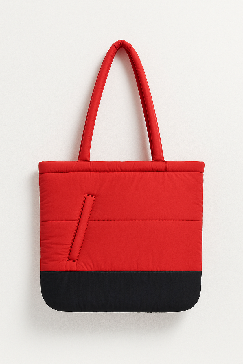 Nuptse Tote bag - Red/Black