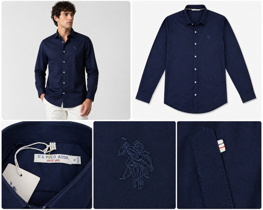 USPA Navy Casual Shirt