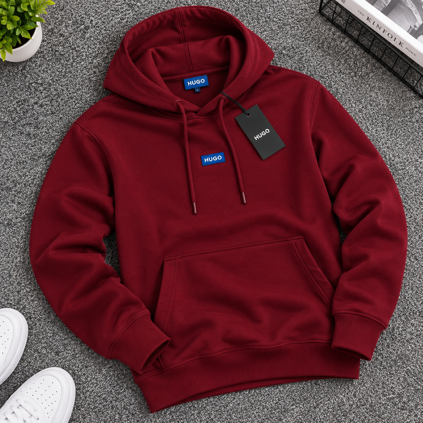 HGO Blue Center Logo Pullover Hoodie