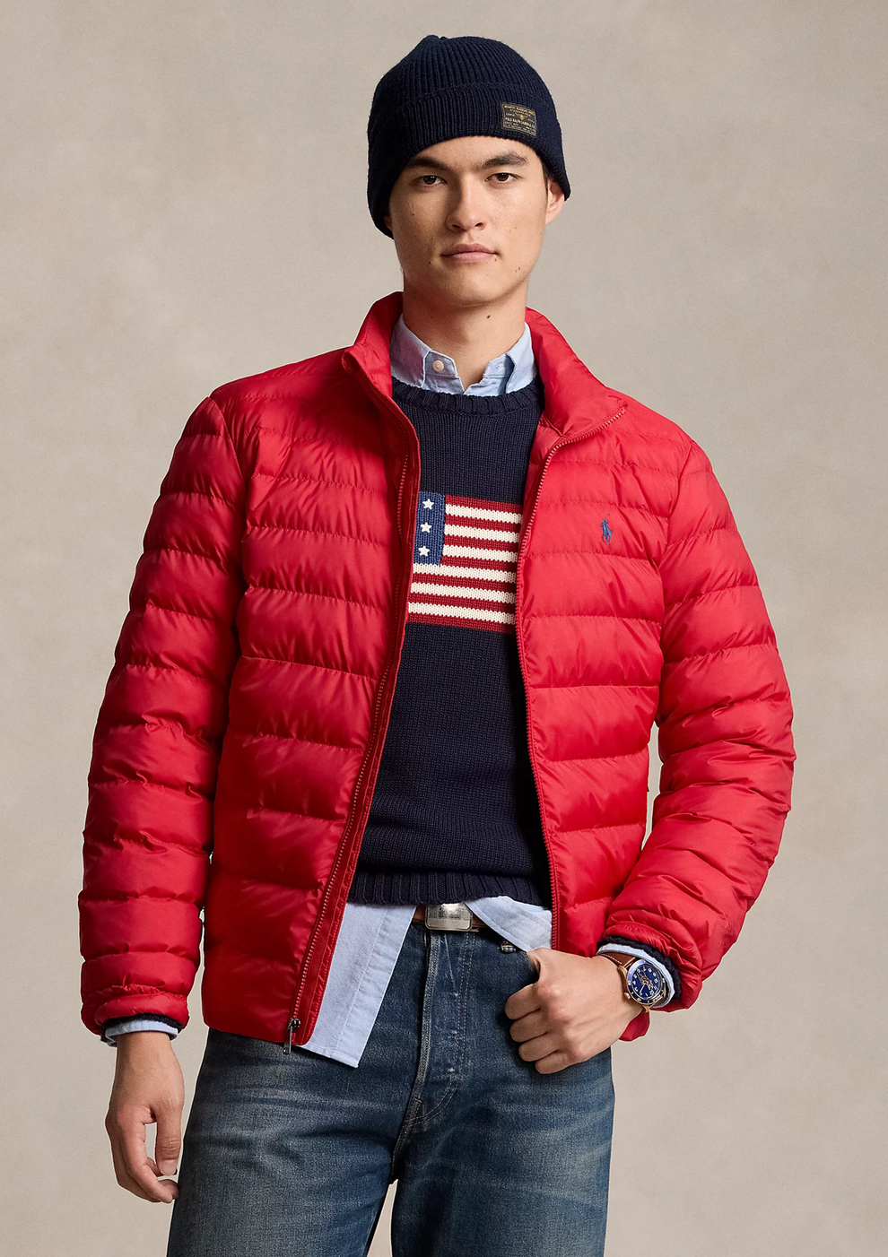 POLO Puffer Jacket - RED