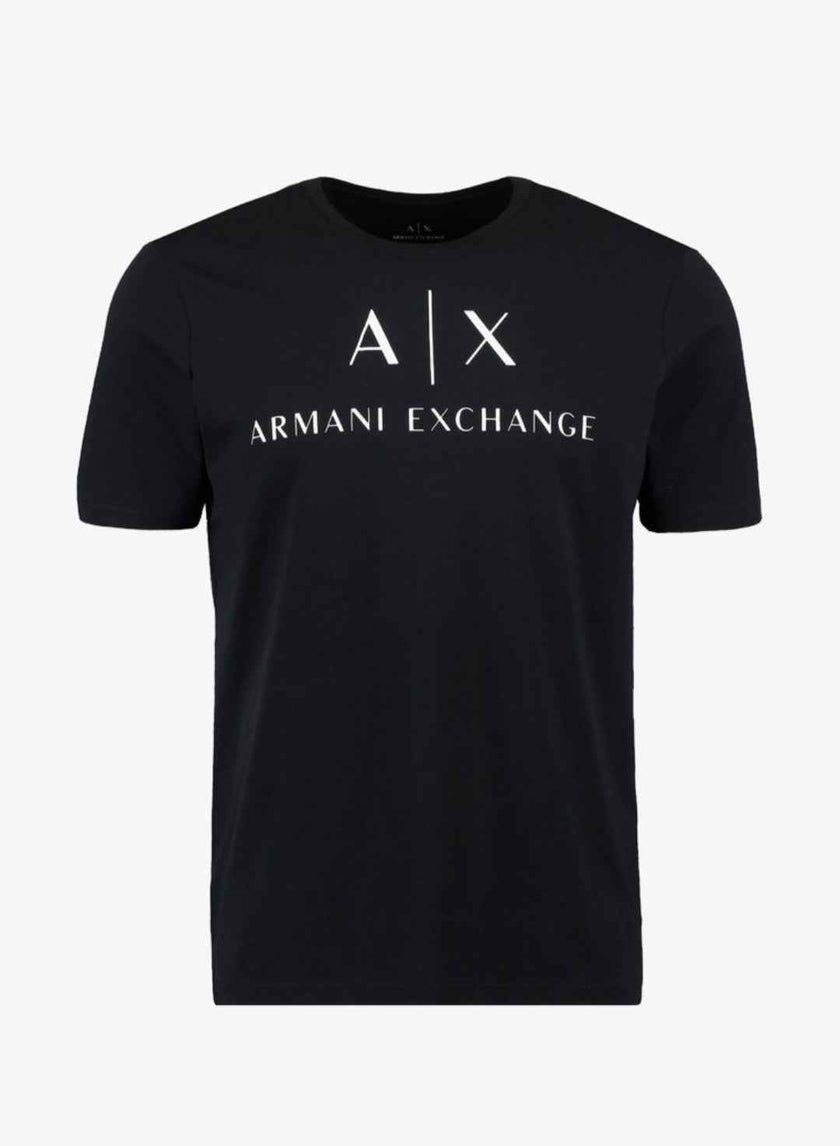 Armani Exchange Basic Logo Tee - Black