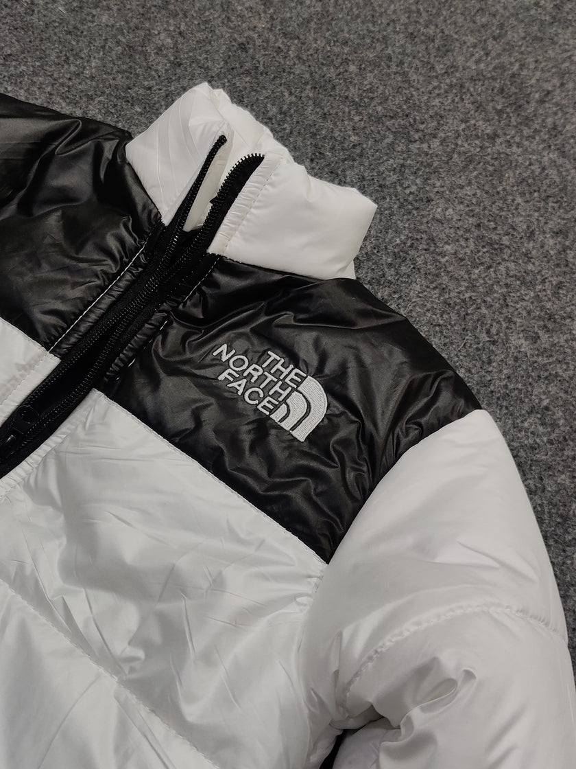 TNF Full Sleeves Kids Puffer - White