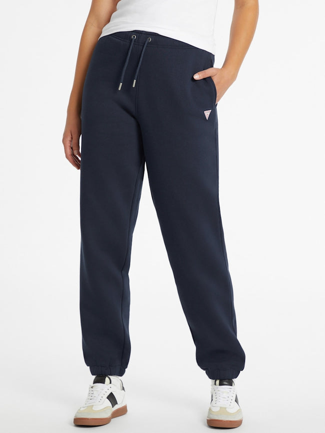 Guess Mini Triangle Jogger Trousers - Navy Blue