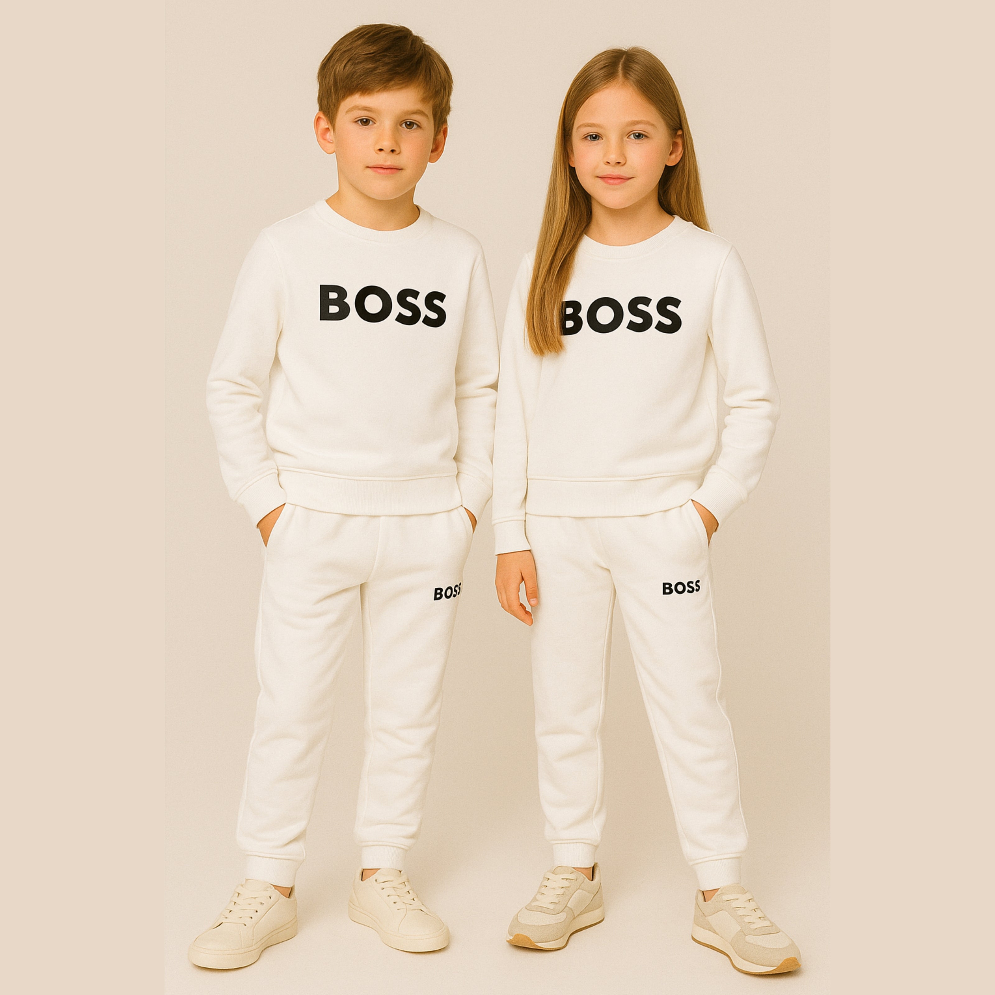 BOSS Kids Tracksuits Unisex - White