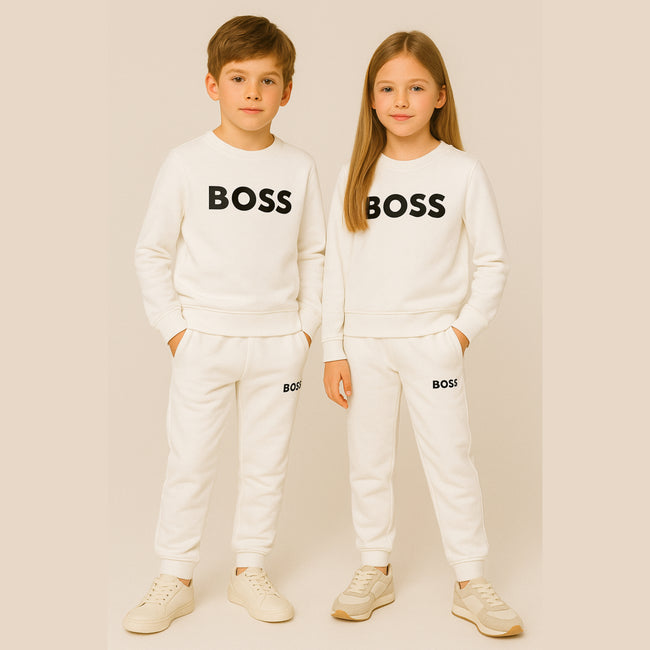 BOSS Kids Tracksuits Unisex - White