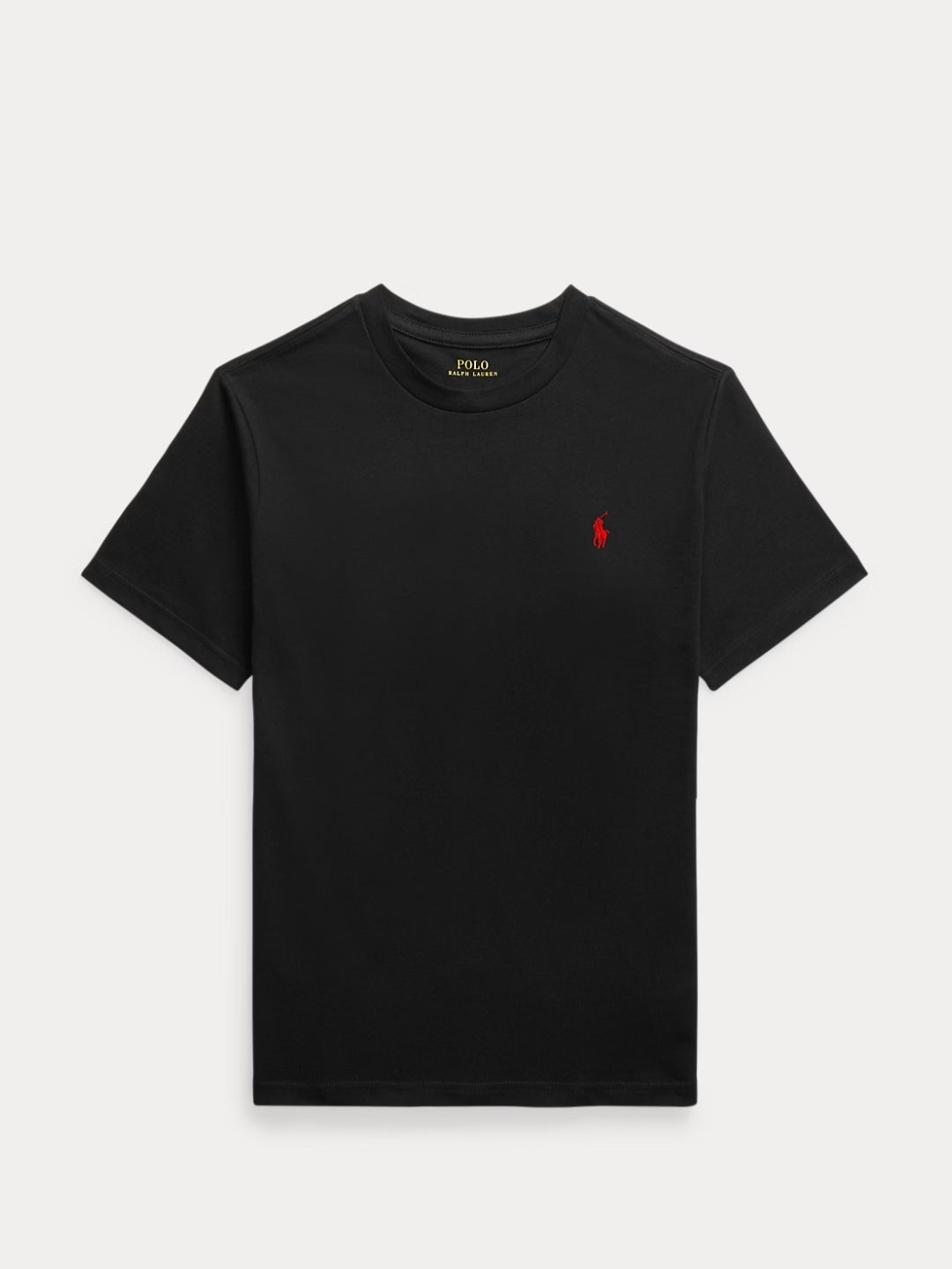 RL Small Pony Embroidered T Shirt - Black
