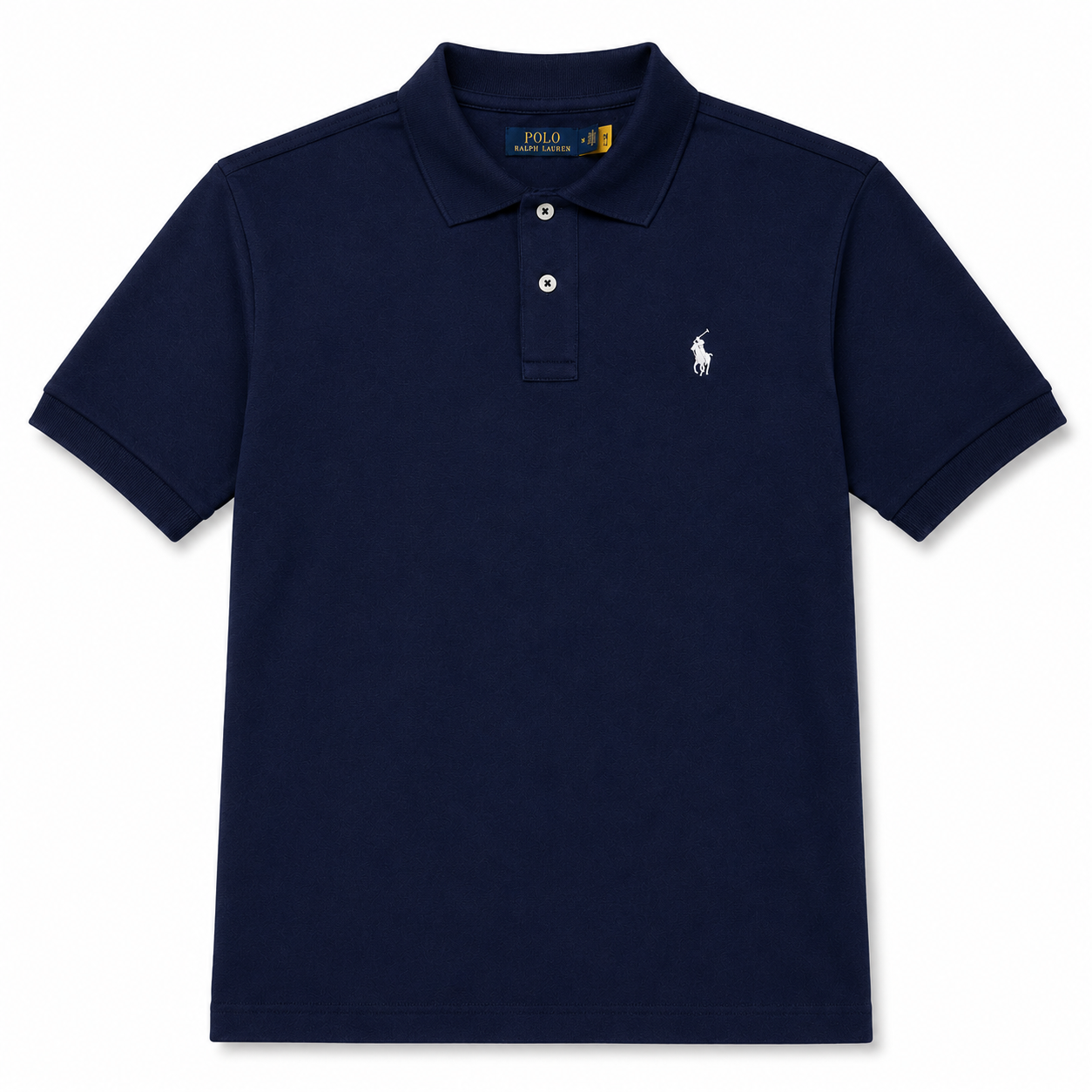 Polo Pique Navy Shirt