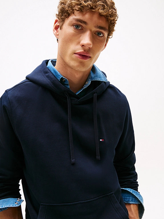 Tommy H Classic Logo Hoodie - Navy - Brand Store