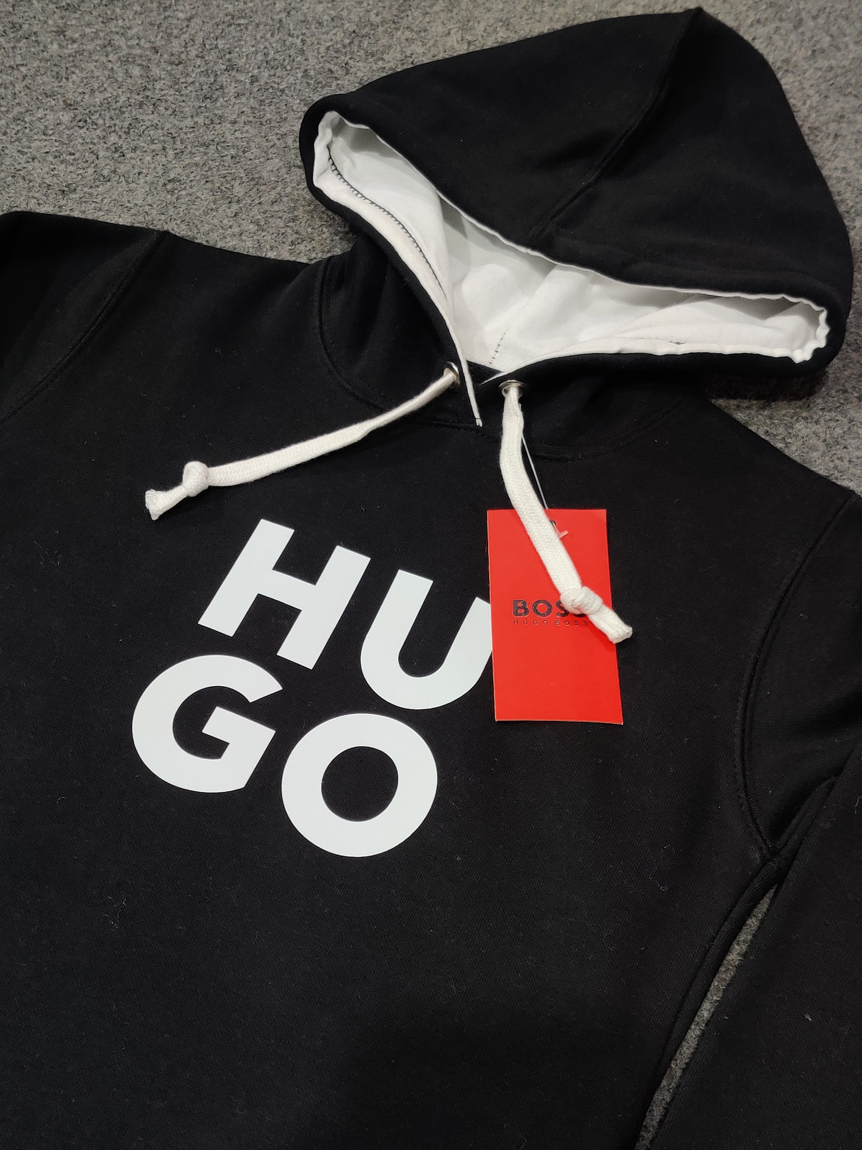 H.U.G.O Pullover Hoodie - Black