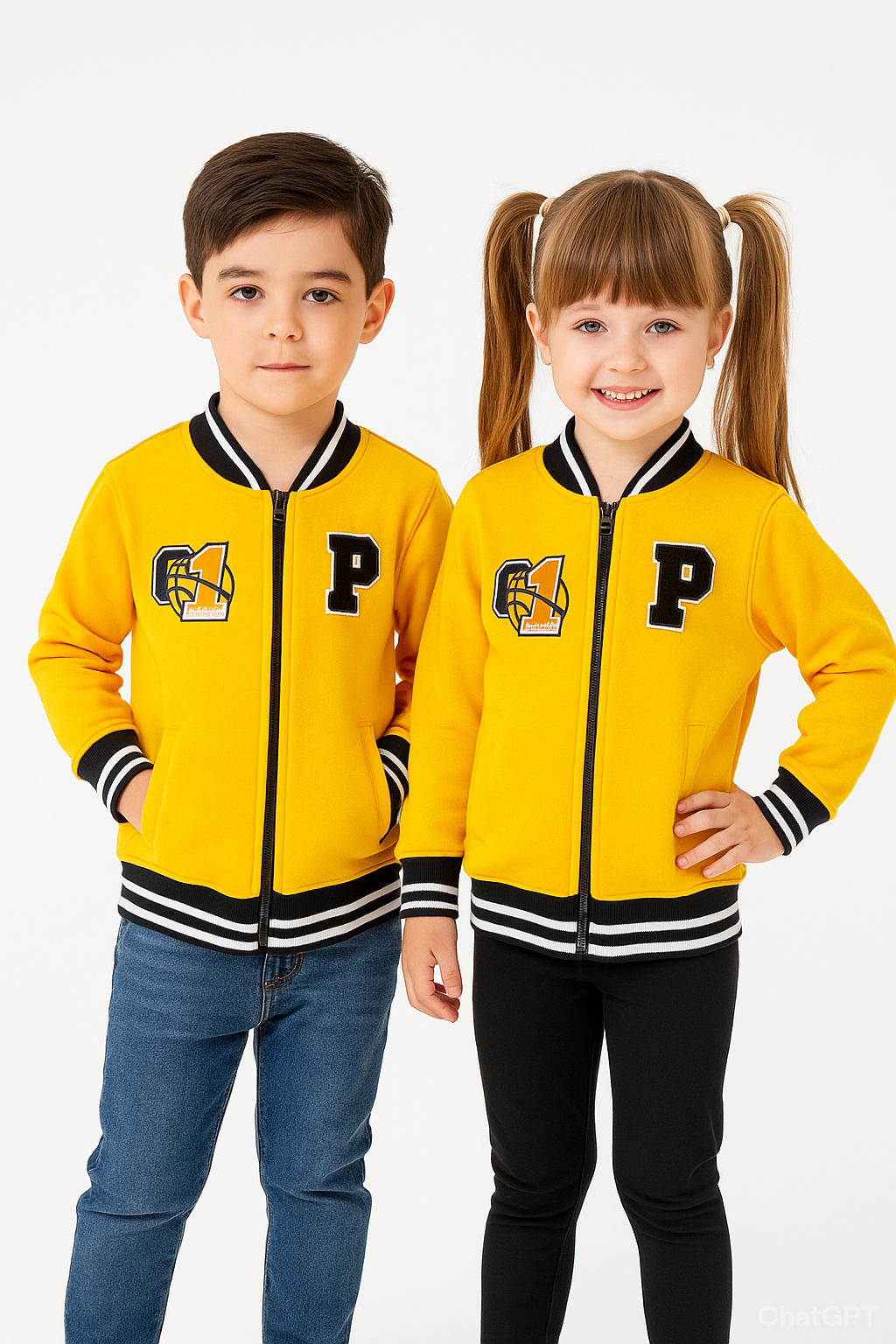 Gap P Varsity Jacket - Yellow