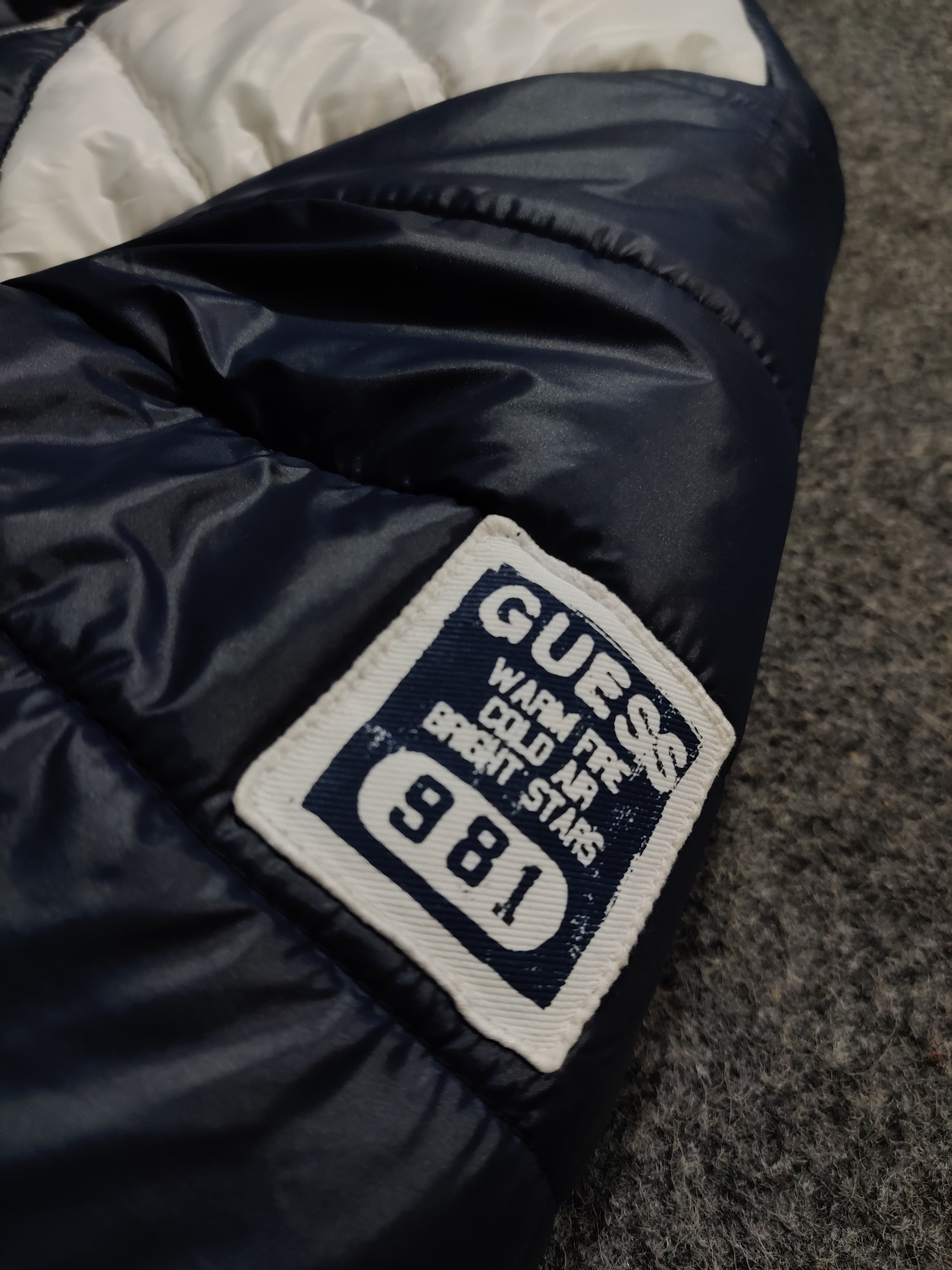 Guess Refletive Jacket - Blue/White