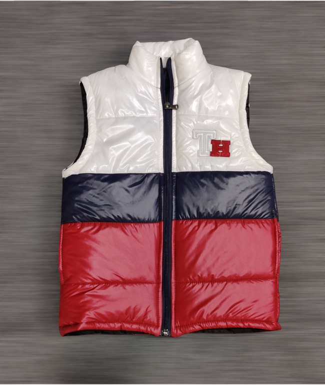 Tommy Kids Puffer Gillet - Colorblock - Brand Store