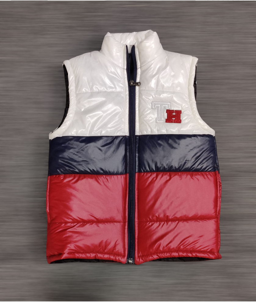Tommy Kids Puffer Gillet - Colorblock - Brand Store