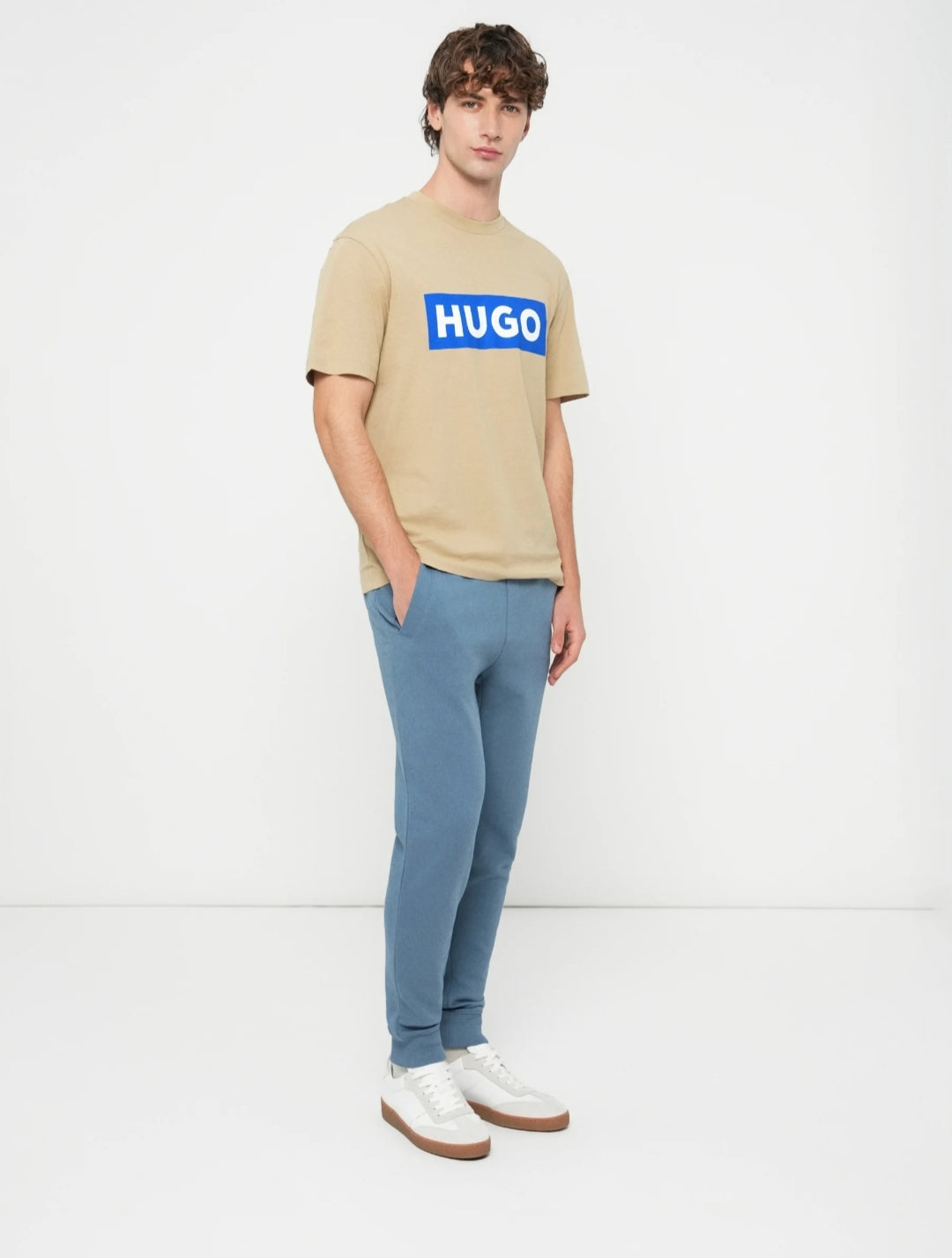 Hu.Go Blue Logo Tee