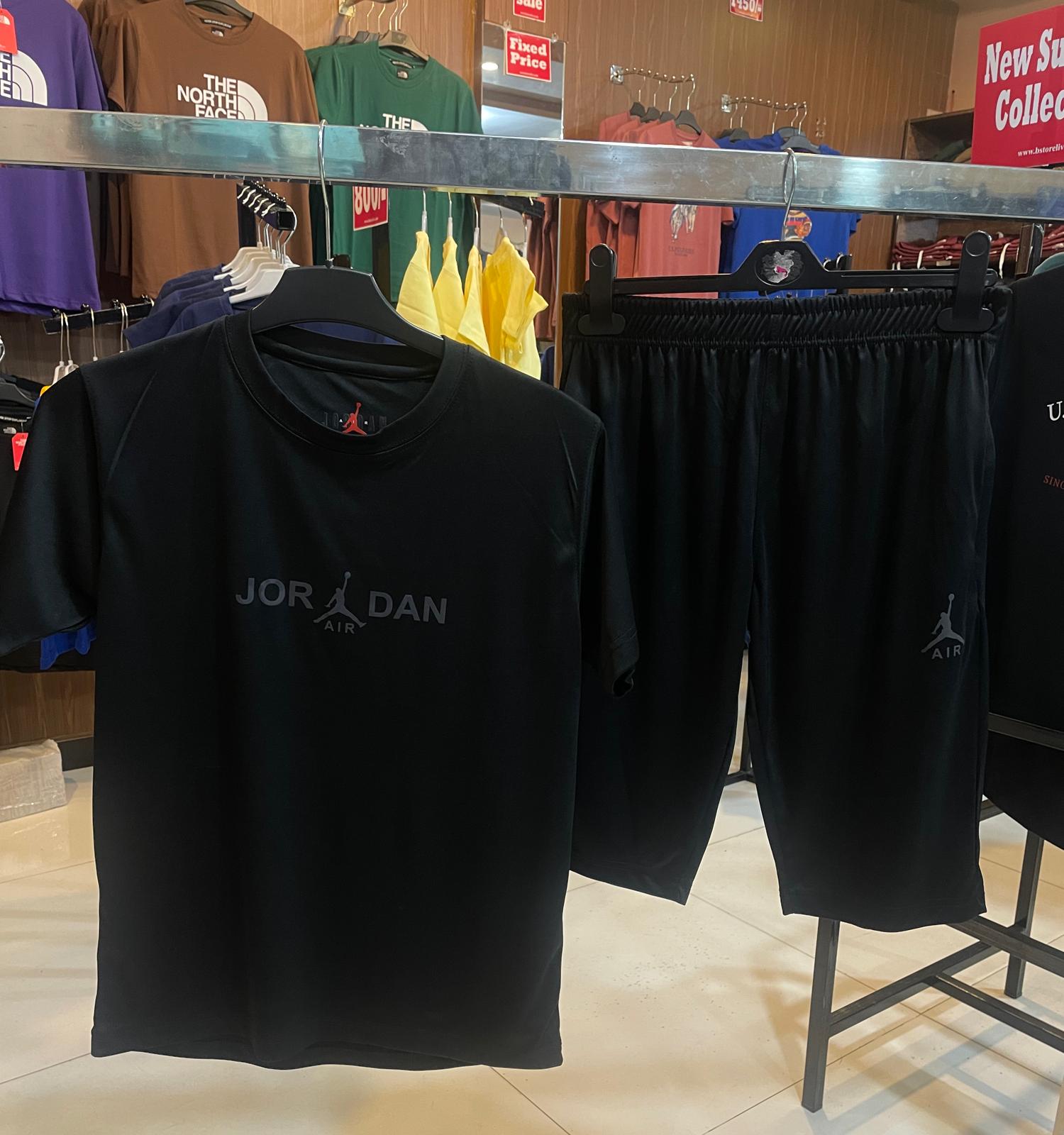 AJ° Active Short & Tee Set - Black - Brand Store