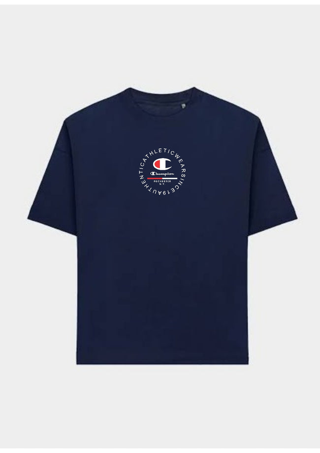 Champion Boys Cotton Tee - Navy - Brand Store