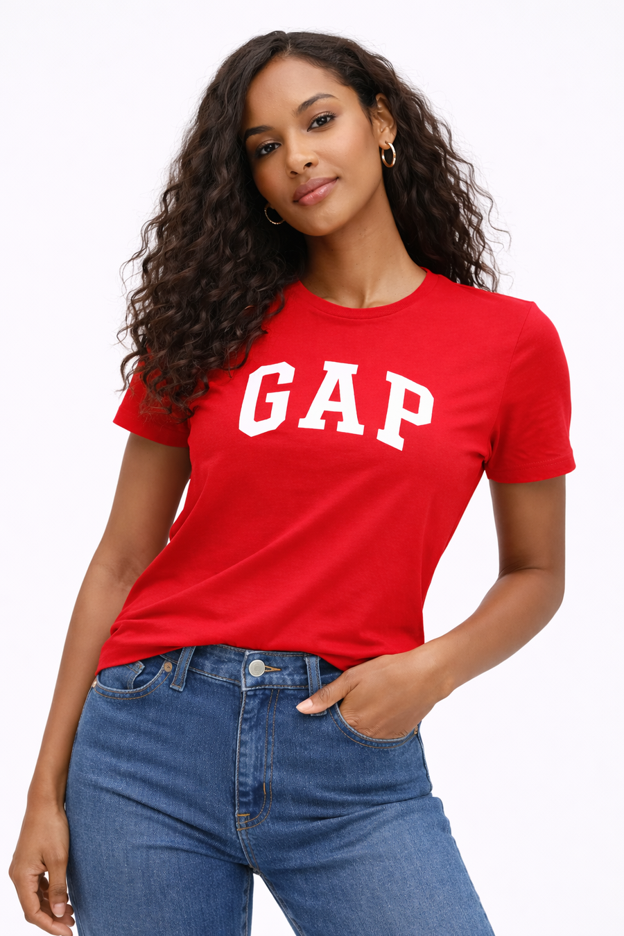 Gap Arch Logo Tee - Red