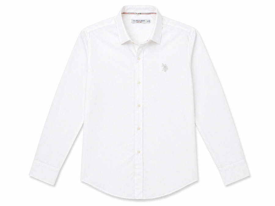 USPA White Casual Shirt