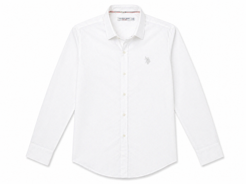 USPA White Casual Shirt