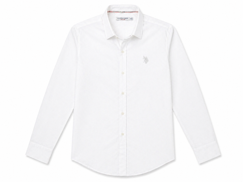 USPA White Casual Shirt