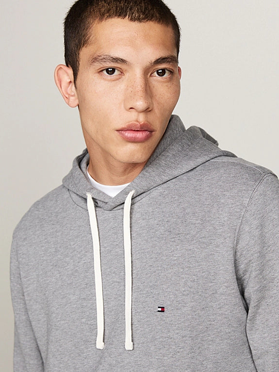 Tommy H Classic Logo Hoodie - Grey - Brand Store