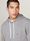 Tommy H Classic Logo Hoodie - Grey - Brand Store
