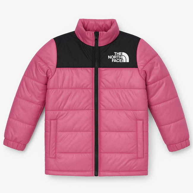 TNF Full Sleeves Kids Puffer - Wild Orchid