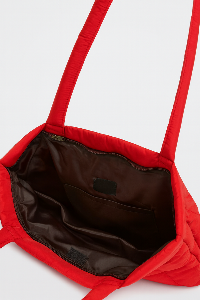 Nuptse Tote bag - Red/Black