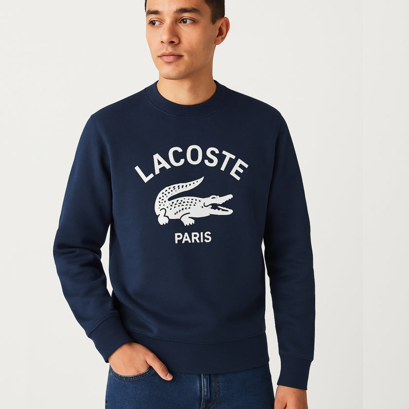LCST Paris Alligator Sweatshirt - Navy Blue