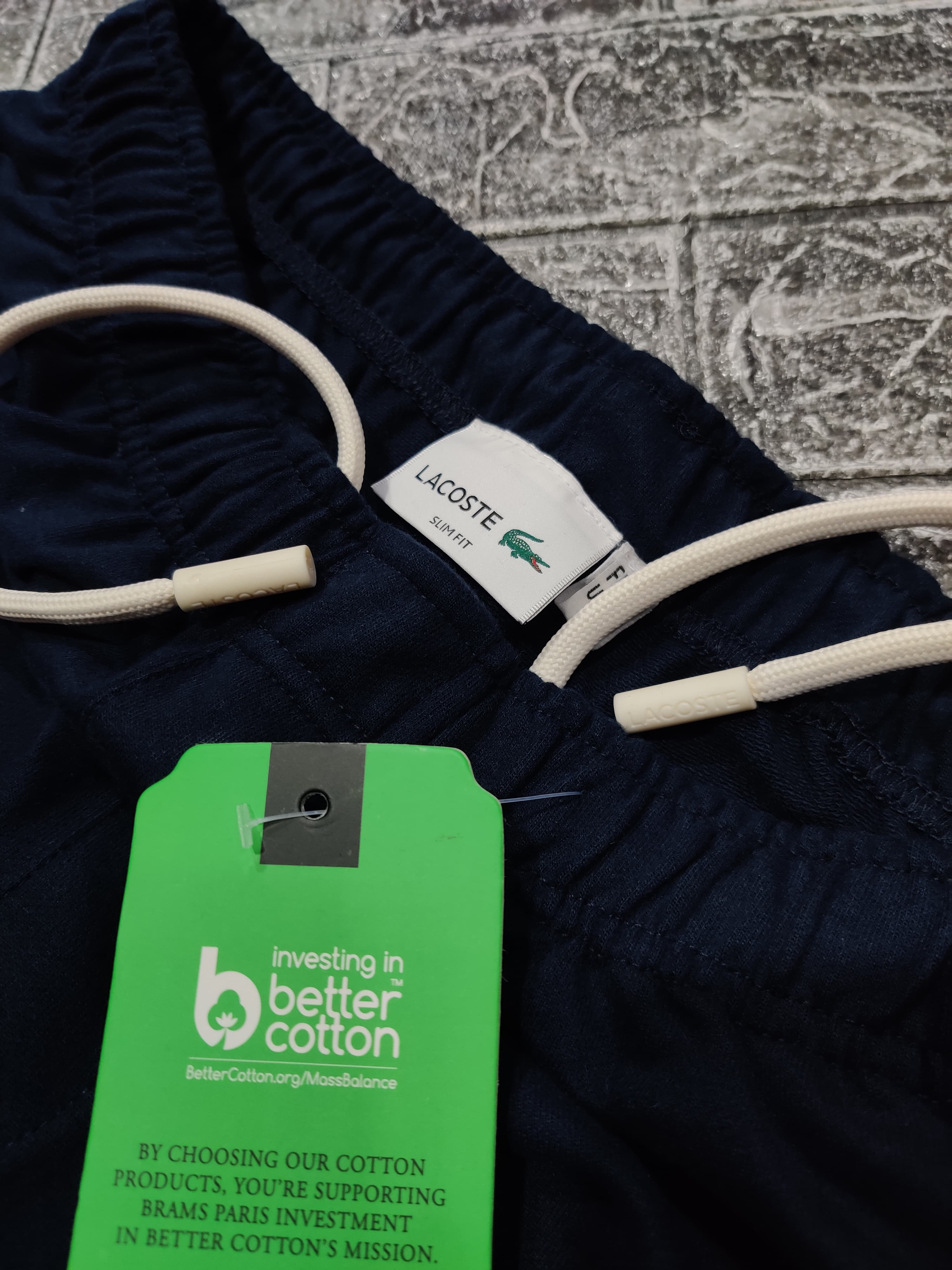 Lacoste Embroidered Logo Shorts - Navy - Brand Store